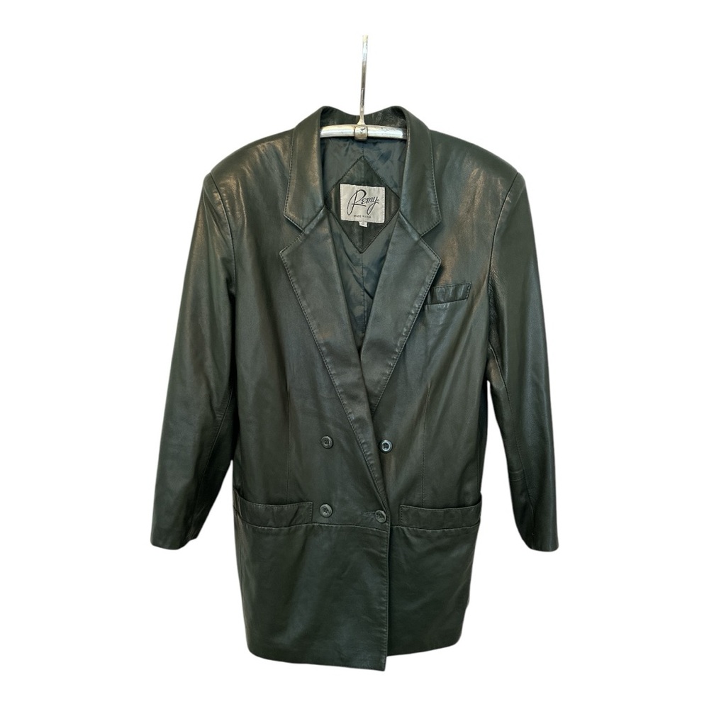 Remy Leather Blazer